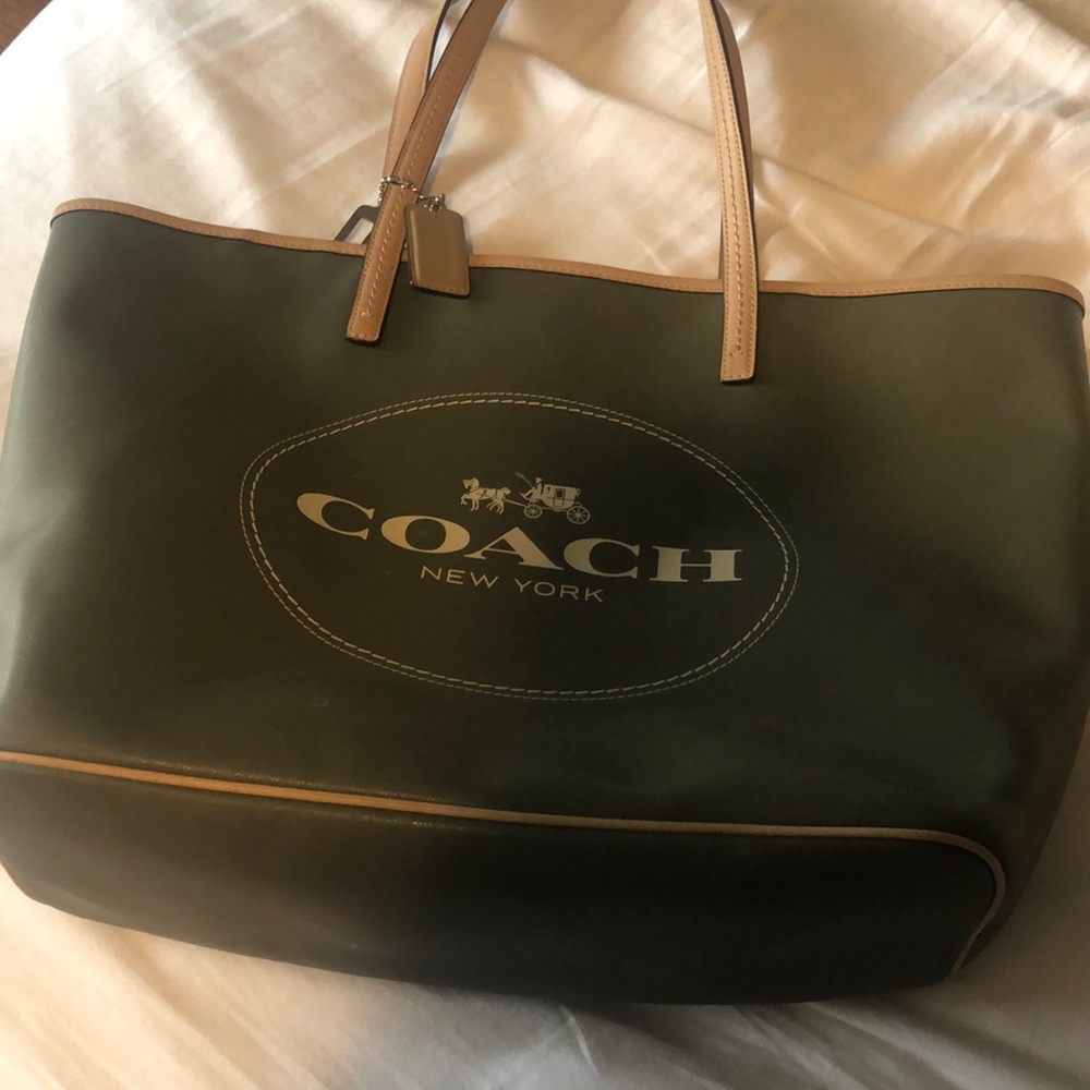 Large coach tote